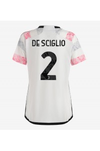 Fotbalové Dres Juventus Mattia De Sciglio #2 Dámské Venkovní Oblečení 2023-24 Krátký Rukáv